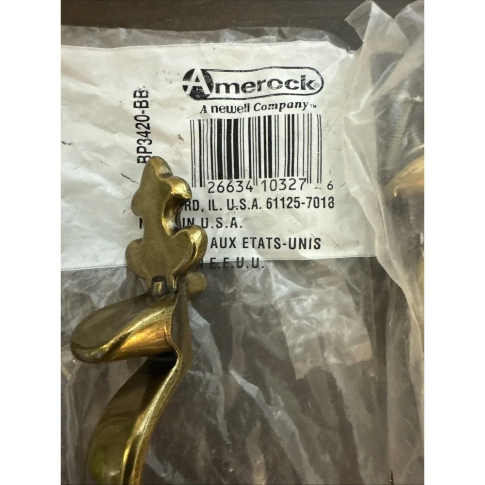 Amerock BP3420-BB Brass Mock Latch 3